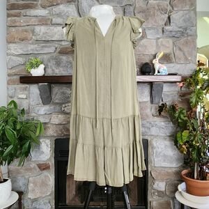 Knox Rose Olive Green Dress Women's Size XL NWT (No 52)